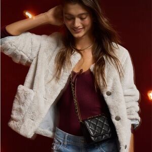 American Eagle AE burgundy bow bodysuit